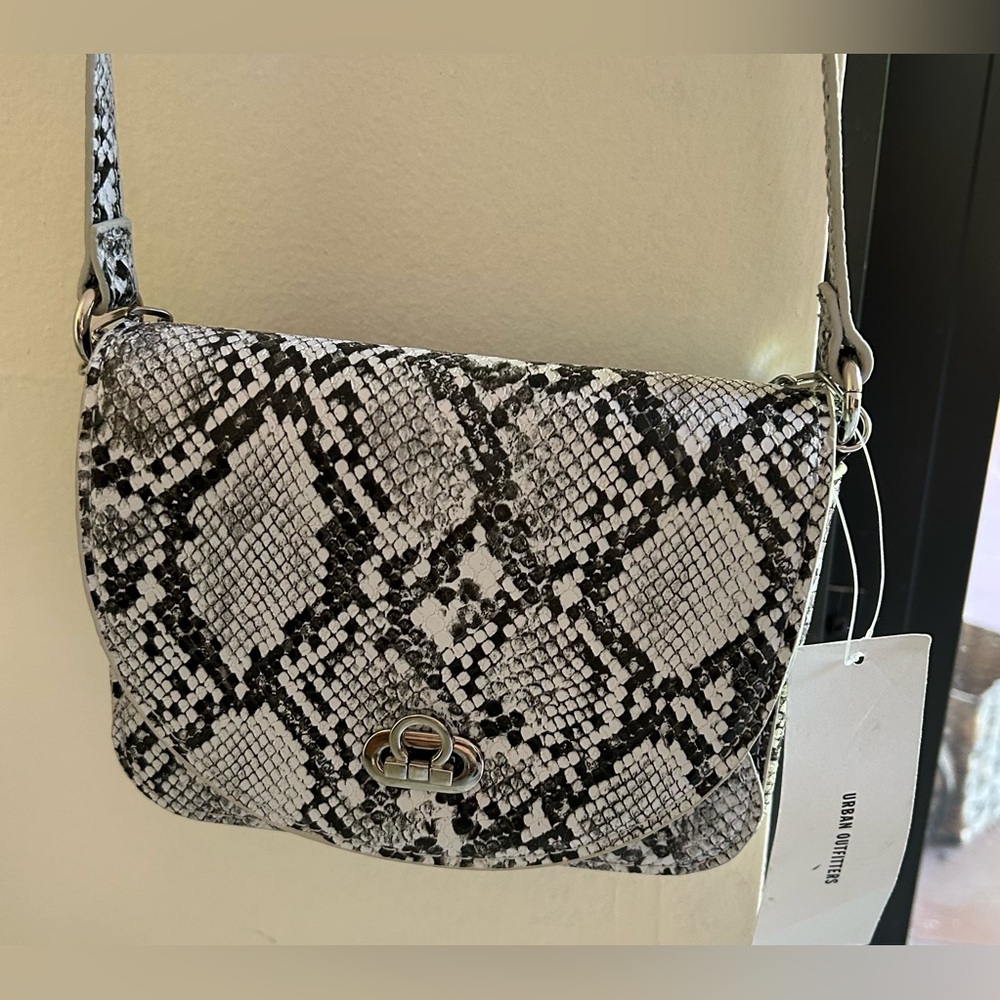 Urban Outfitters faux snakeskin crossbody bag